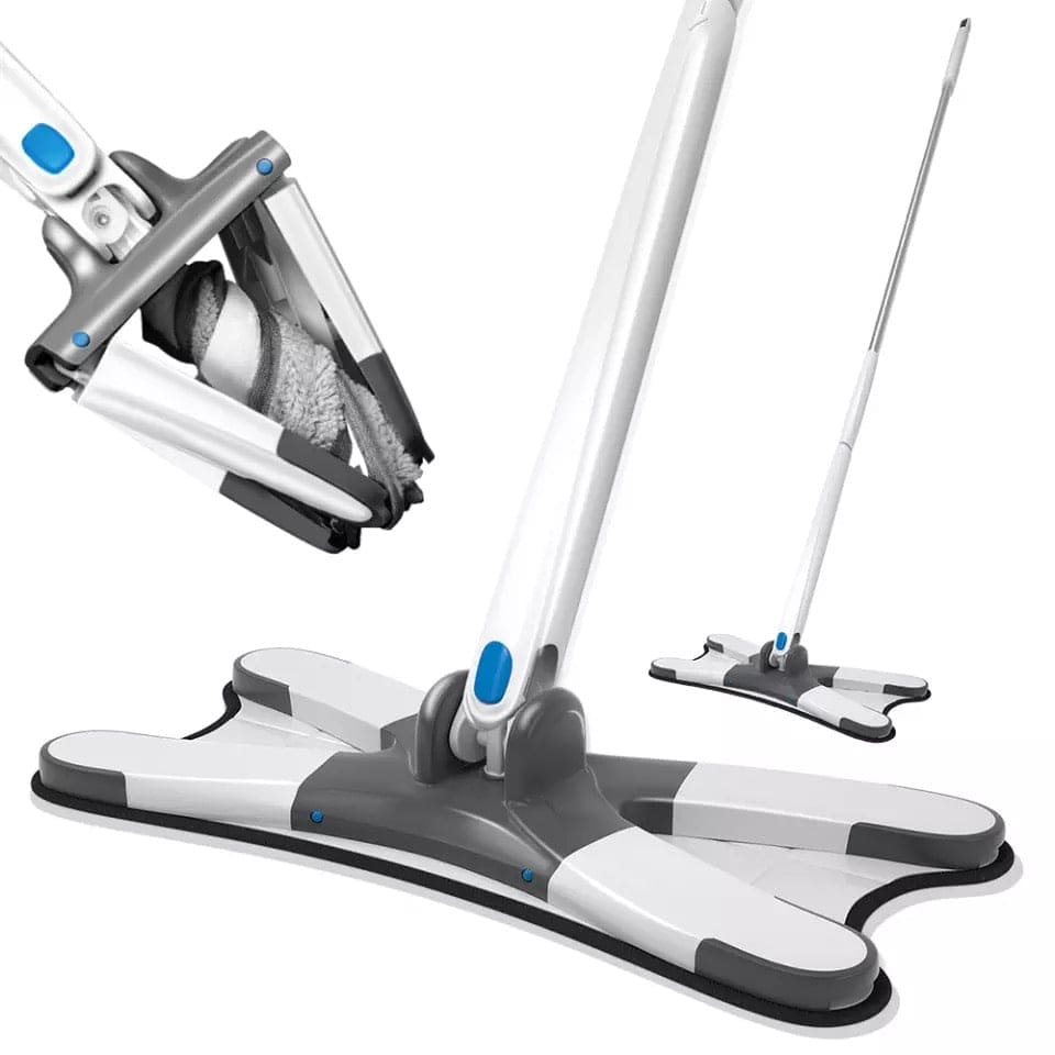 Twisted X-Type Microfiber Mop for Floor Cleaning, Hand-Free Wash Self Wringing Flat Mop, 360˚ Degree Dry/Wet Mop for Home Kitchen Twisted X-Type Microfiber Mop for Floor Cleaning, Hand-Free Wash Self Wringing Flat Mop, 360˚ Degree Dry/Wet Mop for Home Kitchen
